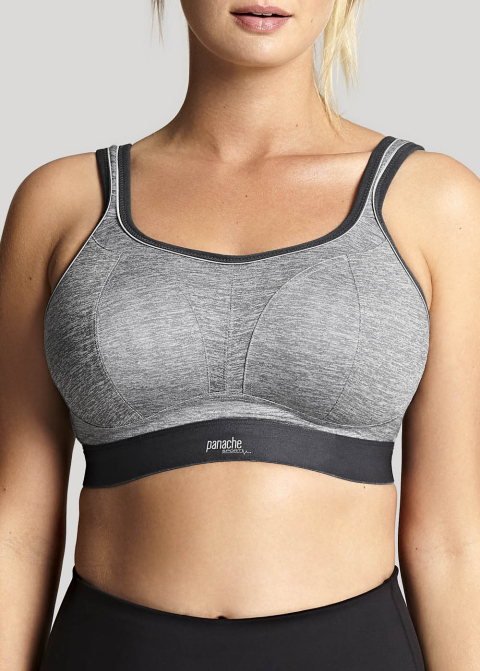 Soutien-gorge Sans Armatures Panache Sport  Charcoal Grey